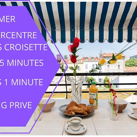 Perle Rare Cannes Croisette Vue Mer Parking 4P